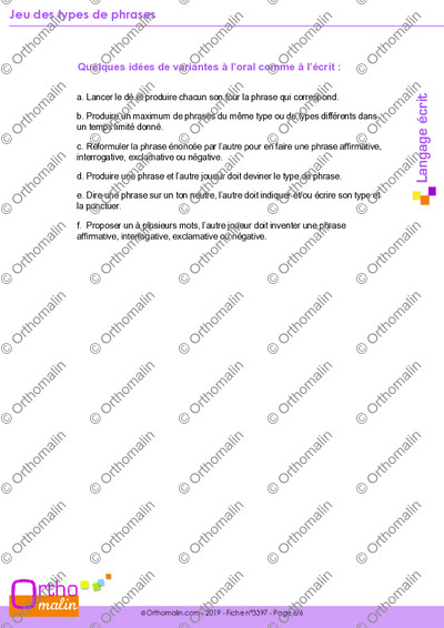 Page 6 de la fiche
