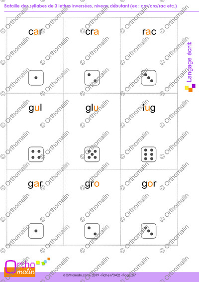 Page 2 de la fiche