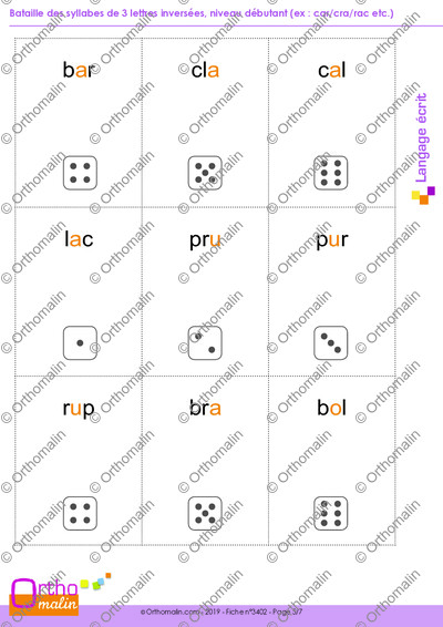 Page 5 de la fiche