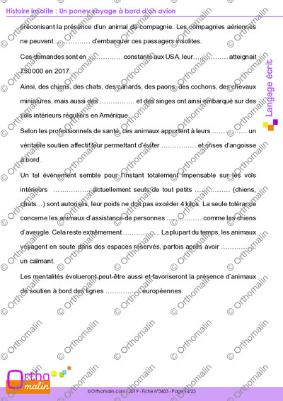 Page 14 de la fiche