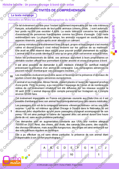 Page 18 de la fiche
