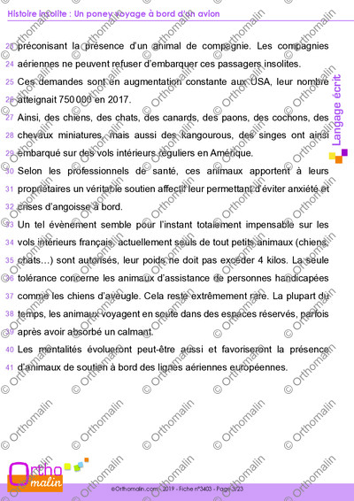 Page 3 de la fiche