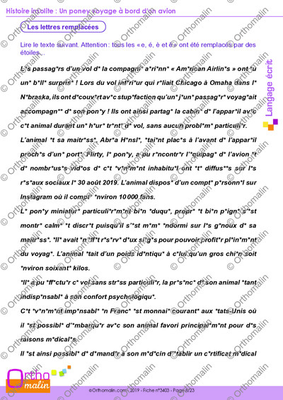 Page 8 de la fiche