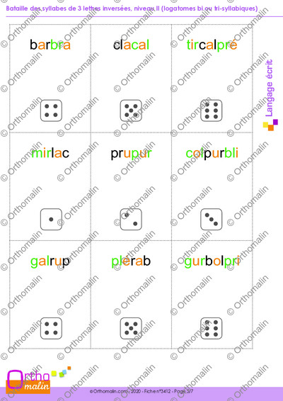 Page 5 de la fiche