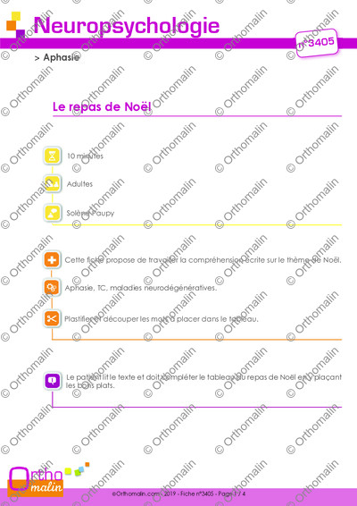 Page 1 de la fiche