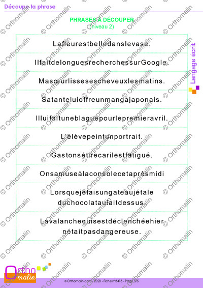 Page 5 de la fiche