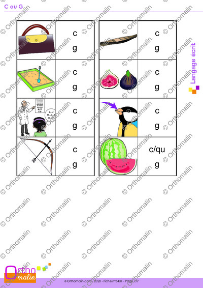 Page 7 de la fiche
