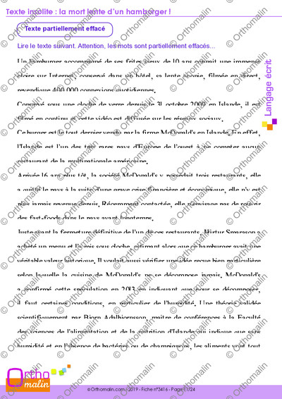 Page 11 de la fiche