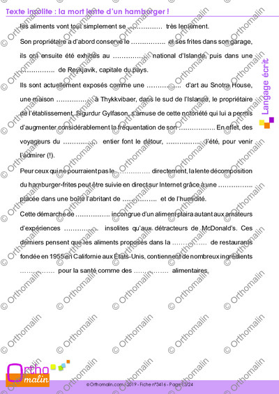 Page 15 de la fiche