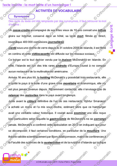 Page 16 de la fiche