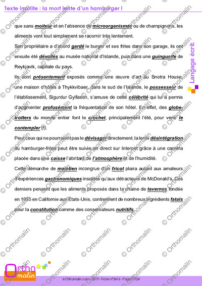 Page 17 de la fiche