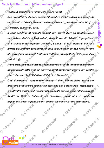 Page 10 de la fiche