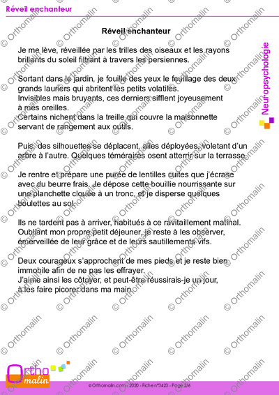 Page 2 de la fiche