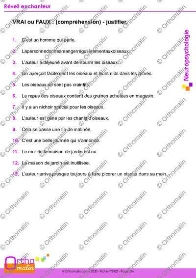 Page 3 de la fiche
