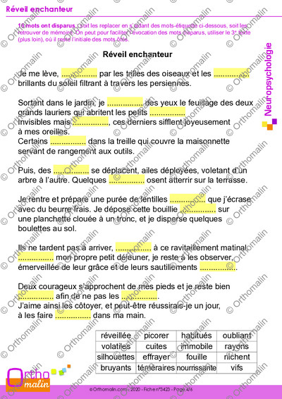 Page 4 de la fiche