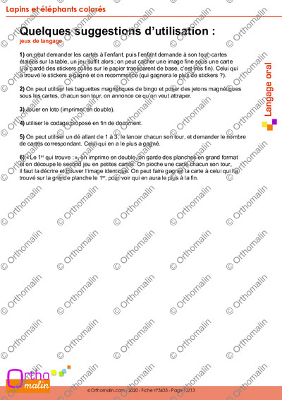 Page 13 de la fiche