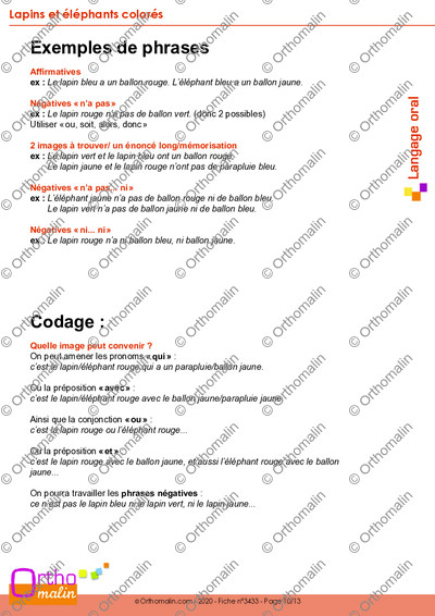 Page 10 de la fiche