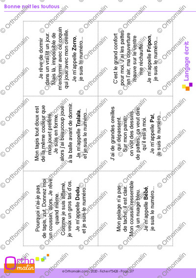 Page 5 de la fiche