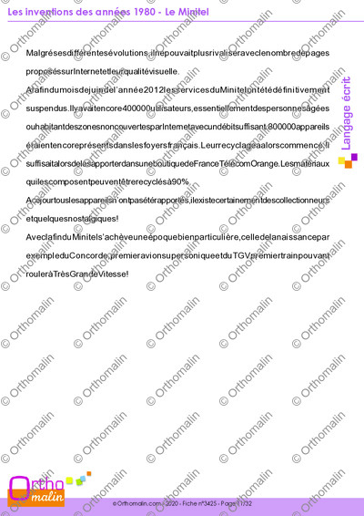 Page 11 de la fiche