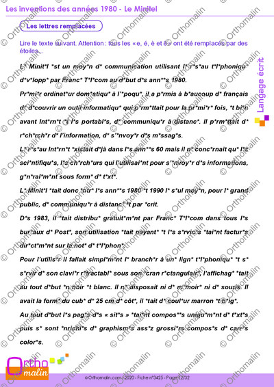 Page 12 de la fiche