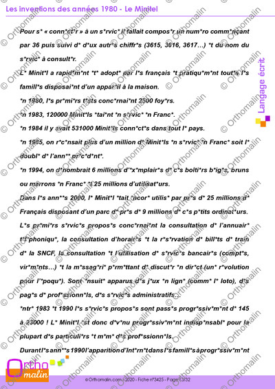 Page 13 de la fiche