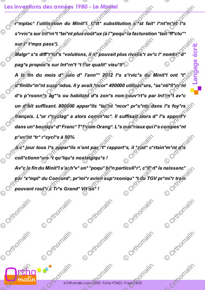 Page 14 de la fiche