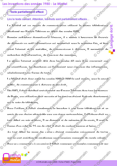 Page 15 de la fiche