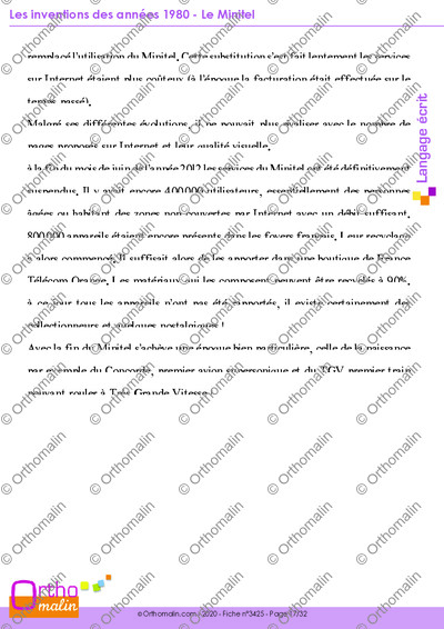 Page 17 de la fiche