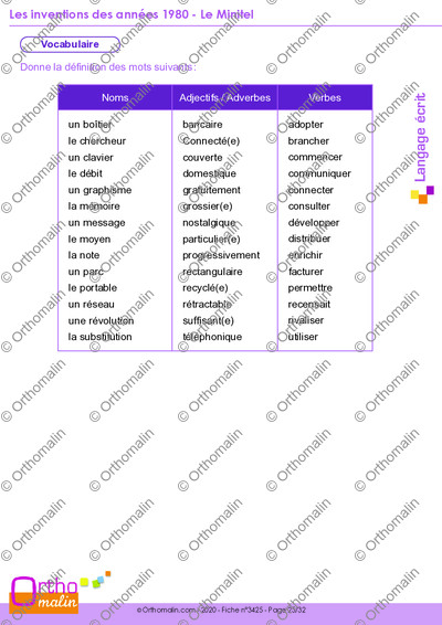Page 25 de la fiche
