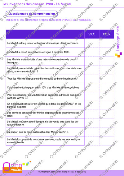 Page 28 de la fiche