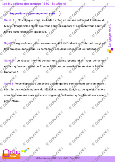 Page 32 de la fiche