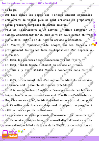 Page 6 de la fiche