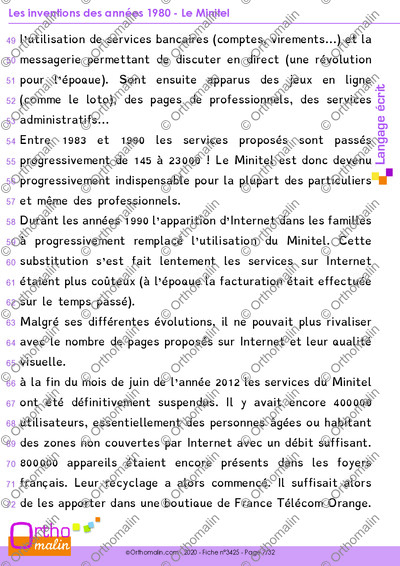 Page 7 de la fiche