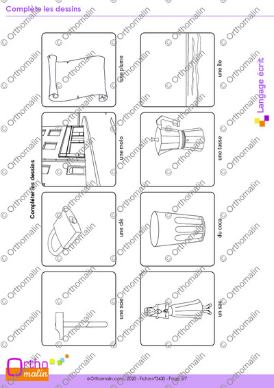 Page 5 de la fiche