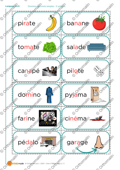 Page 2 de la fiche