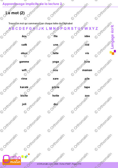 Page 7 de la fiche