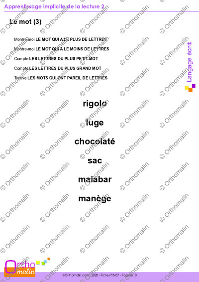 Page 8 de la fiche