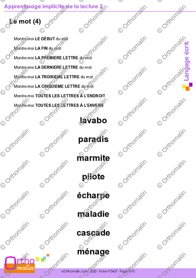 Page 9 de la fiche