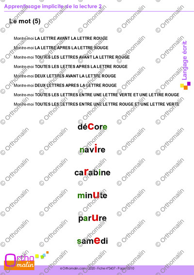 Page 10 de la fiche