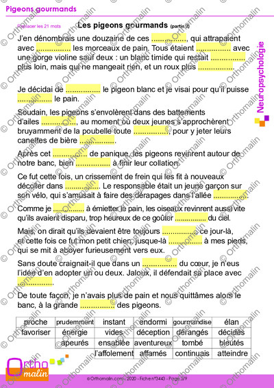 Page 5 de la fiche