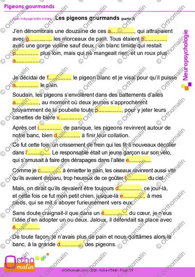 Page 7 de la fiche