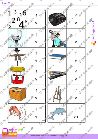 Page 5 de la fiche