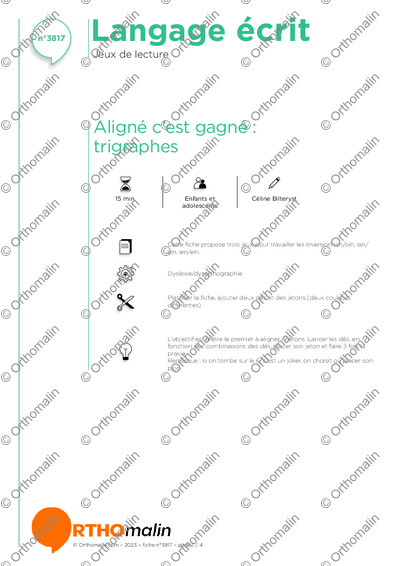 Page 1 de la fiche