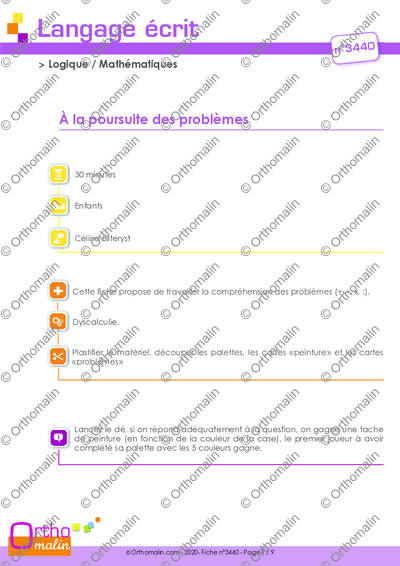 Page 1 de la fiche