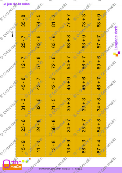 Page 3 de la fiche