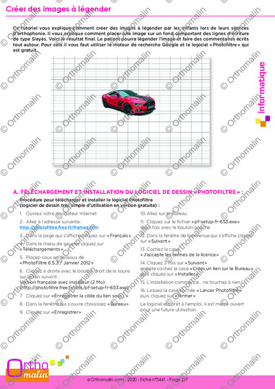 Page 2 de la fiche