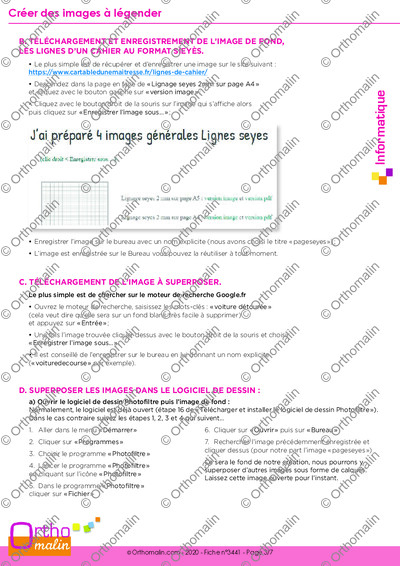 Page 3 de la fiche