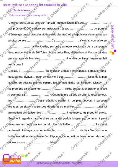 Page 13 de la fiche