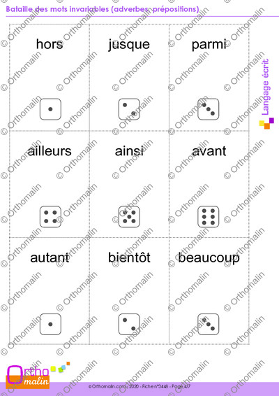 Page 4 de la fiche