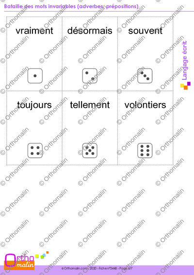 Page 6 de la fiche